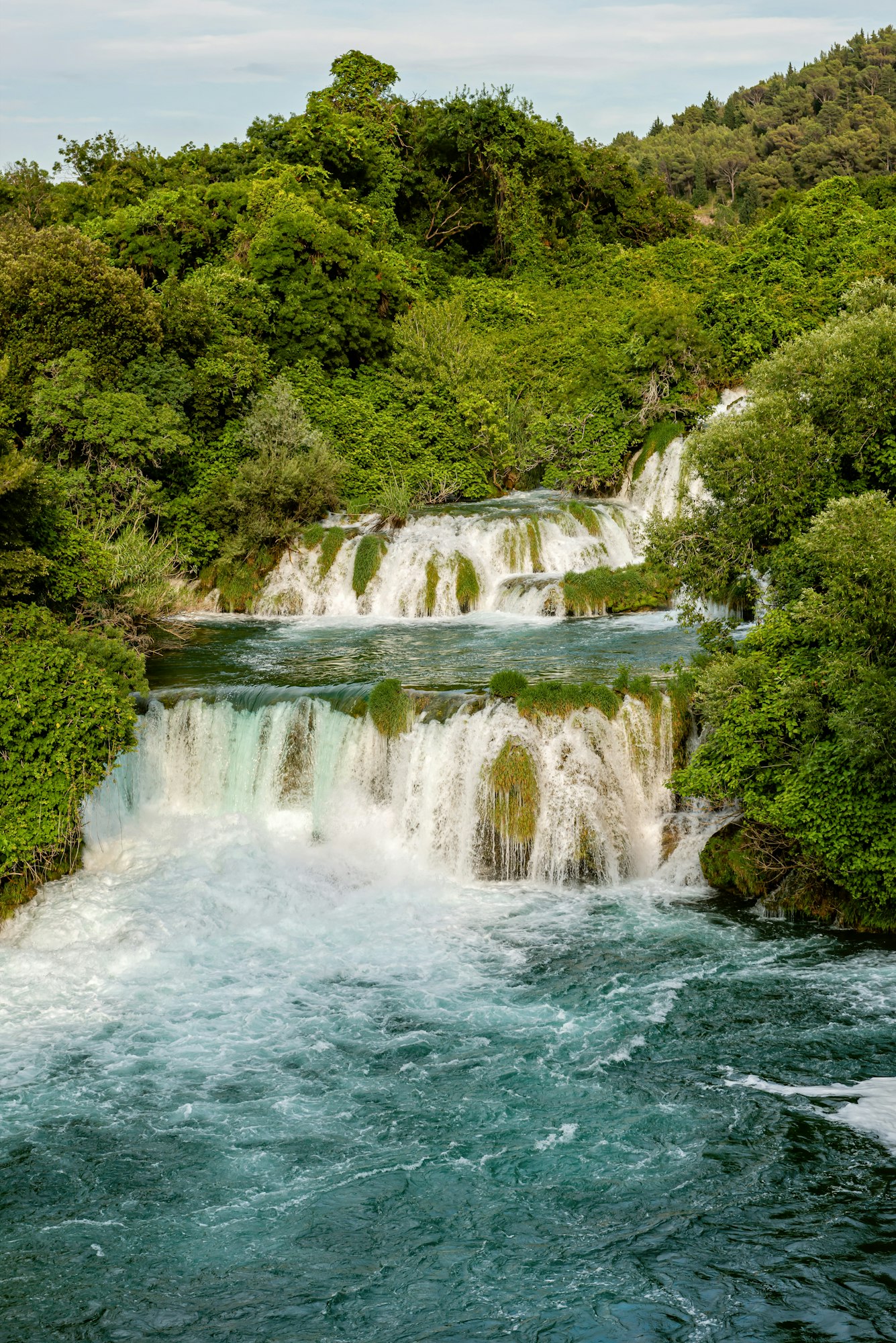Krka river waterfalls in the Krka National Park, Croatia